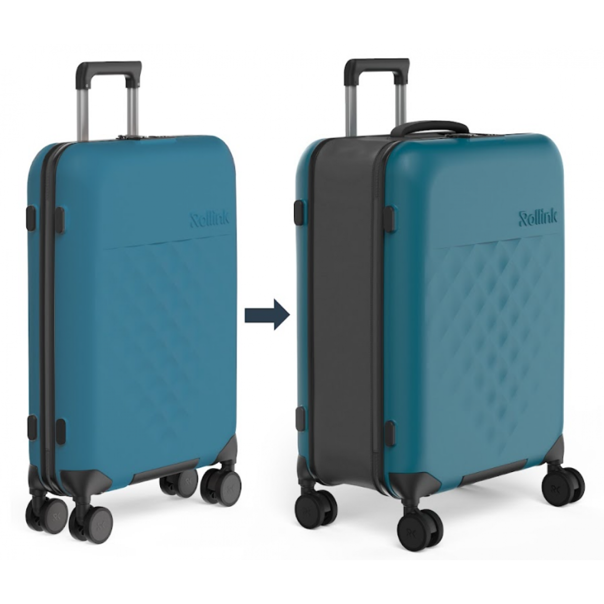 Rollink Flex 360° 29吋 4輪摺疊行李箱 (深礁湖)